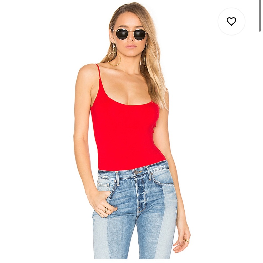 Red bodysuit